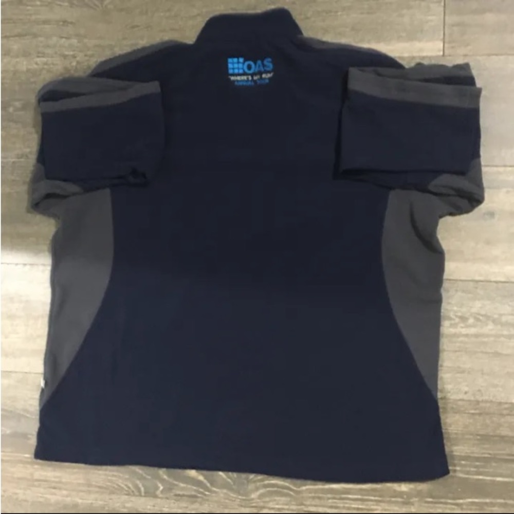 Mens fleece 1/4 zip mock